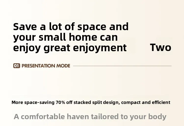 شقة صغيرة منفوخة كريمية، قابلة للسحب وقابلة للطي، سرير أريكة مزدوج الأغراض