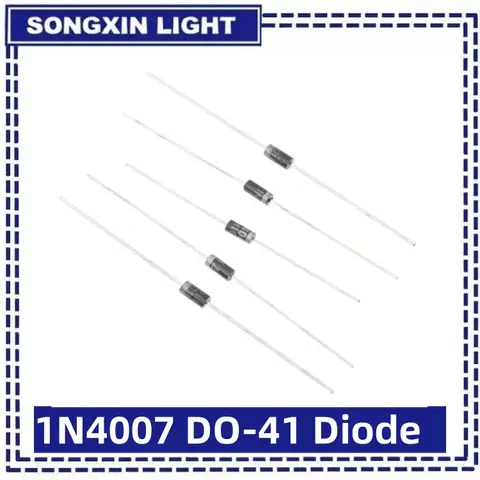 50 Uds SAMIROB 1N4007 4007 1A 1000V DO-41 IN4007 0 diodo rectificador de alta calidad