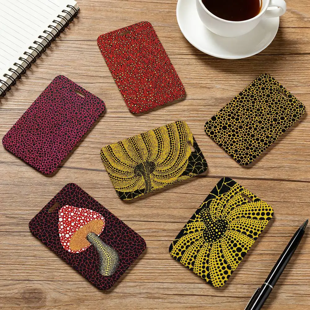 

Art Y-Yayoi K-Kusama Neck Strap Lanyard Card Holder ID Bus Card Cover Badge Holder Pass Hang Rope Lariat Gifts Keys Accessories