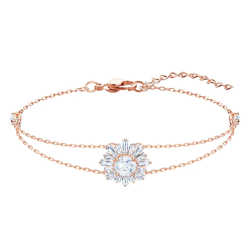 Luxury Fine Wedding Jewelry Set for Women, Charms & Flowers