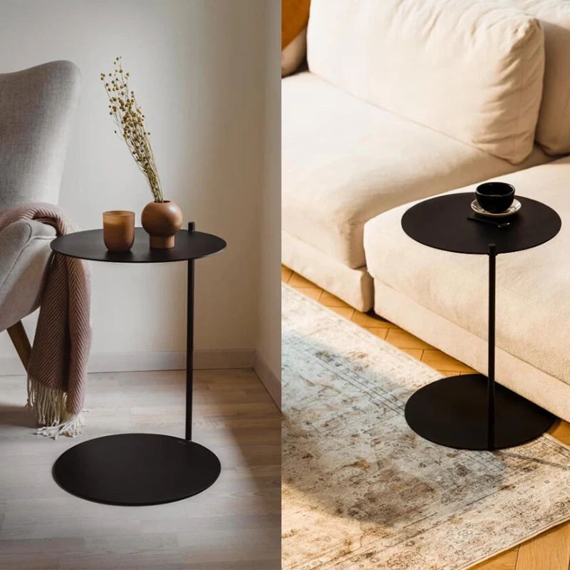 Coffee Table Corner Table Sofa Bedside Mini Nordic Simple Creative Fashion Balcony Iron Computer Small Round Table