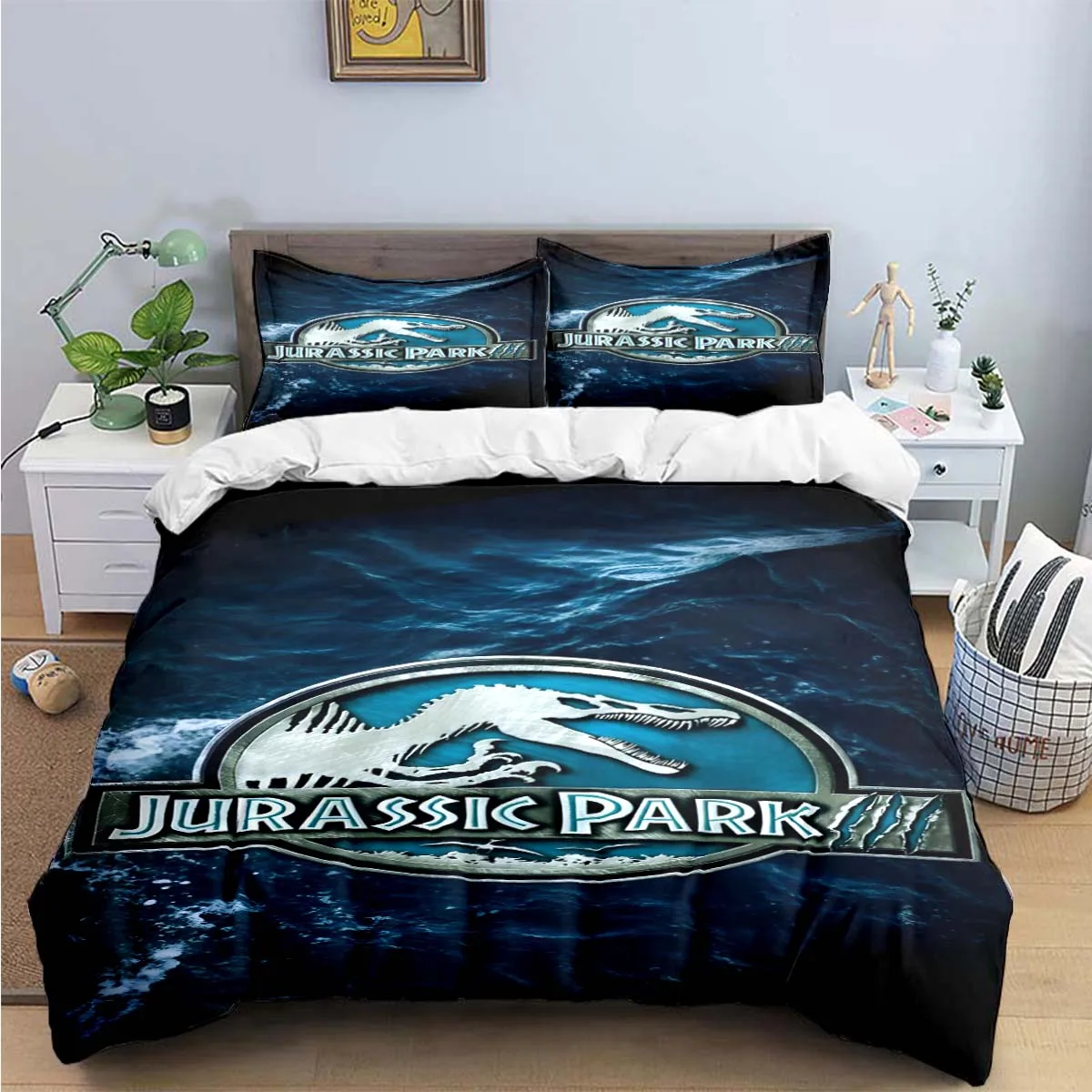 Fashion 3D Dinosaur J-Jurassic Park  Print Bedding Sets Bed Supplies Set Duvet Cover Bed Comforter Set Bedding Set Luxury Gift