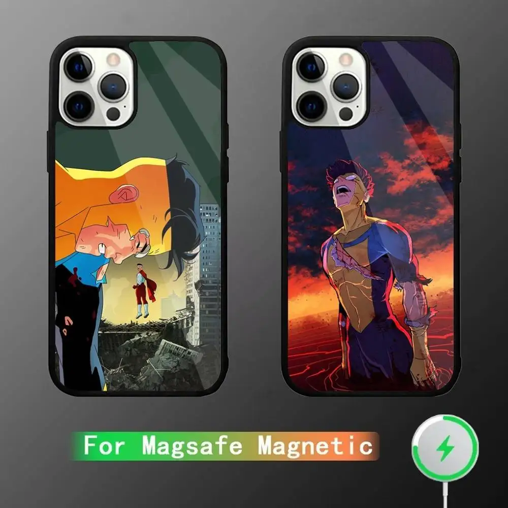 

Anime TV I-Invincible Phone Case For iPhone 16,15,14,13,12,11,Pro,Max,Plus,Mini,SE New Magsafe Magnetic Wireless Charging