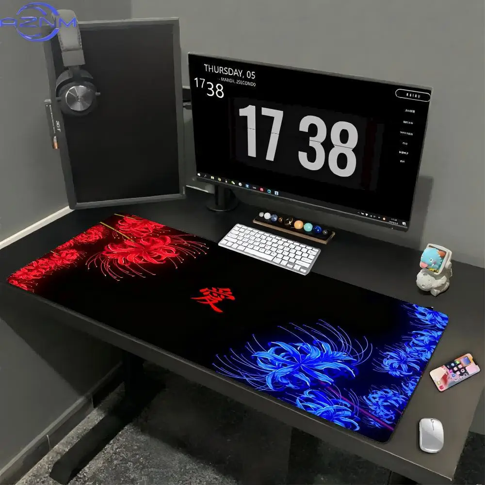 Lycoris & Love Mouse Pad Computer Accessories Office Game Table Mats Rubber Anti-slip Gaming Keyboard Mousepad Desk Pads