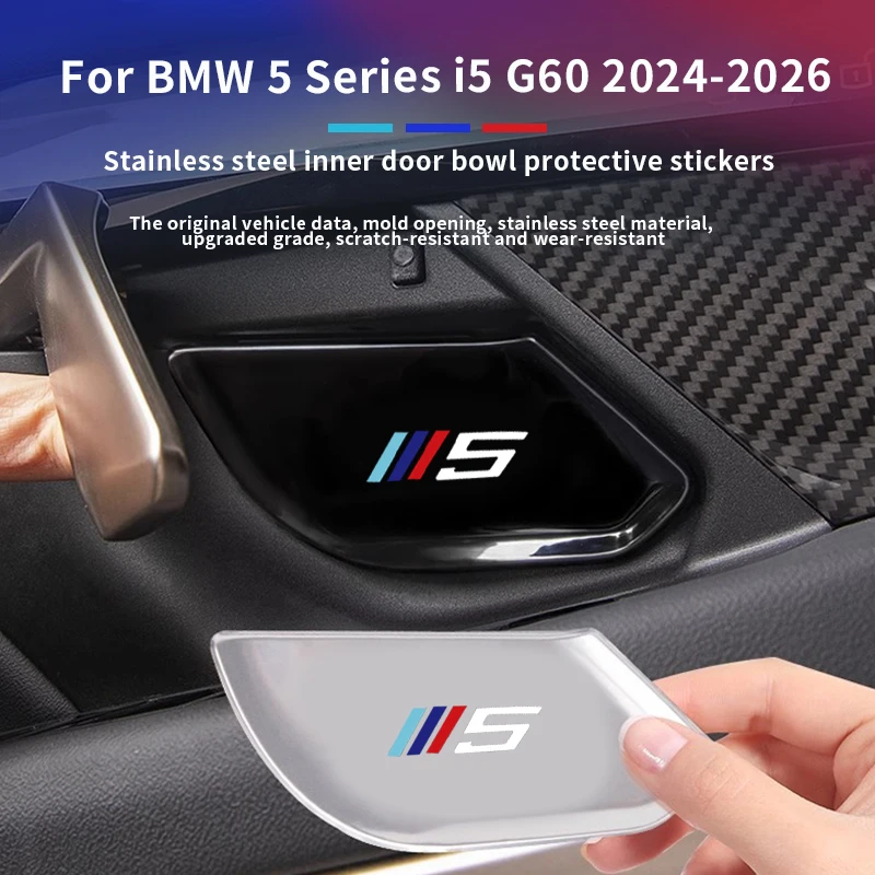 

For BMW X5 X3 5 series i5 G05 G60 G45 2019-2025 Anti-scratch stickers door bowls inside the car and hand-in-hand door handles