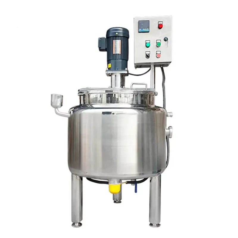 Mixing Tank With Agitator Industrial Liquid Mixing Equipment Stirred Reactor for Soap Detergent Cosmetic Production