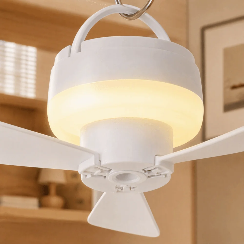 Artifact Night Light Small Fan No Punching Small Toilet Fan Remote Control Cooling Toilet Cooling Fan Pooping