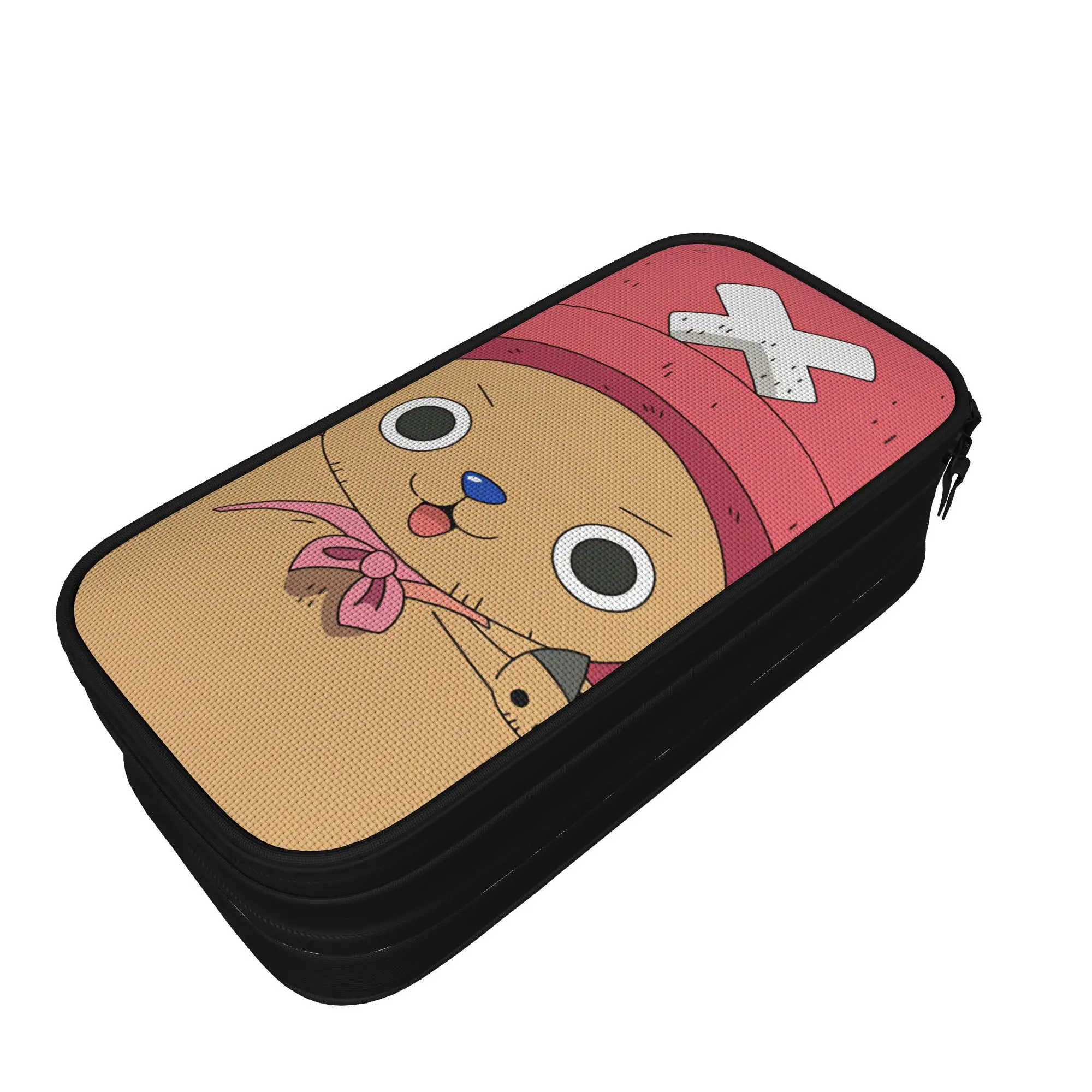 TONY TONY Chopper! Pencil Case Ones Pieces School Pencil Cases Canvas Boy Girl Kawaii Large Capacity Pencil Box School Supplies
