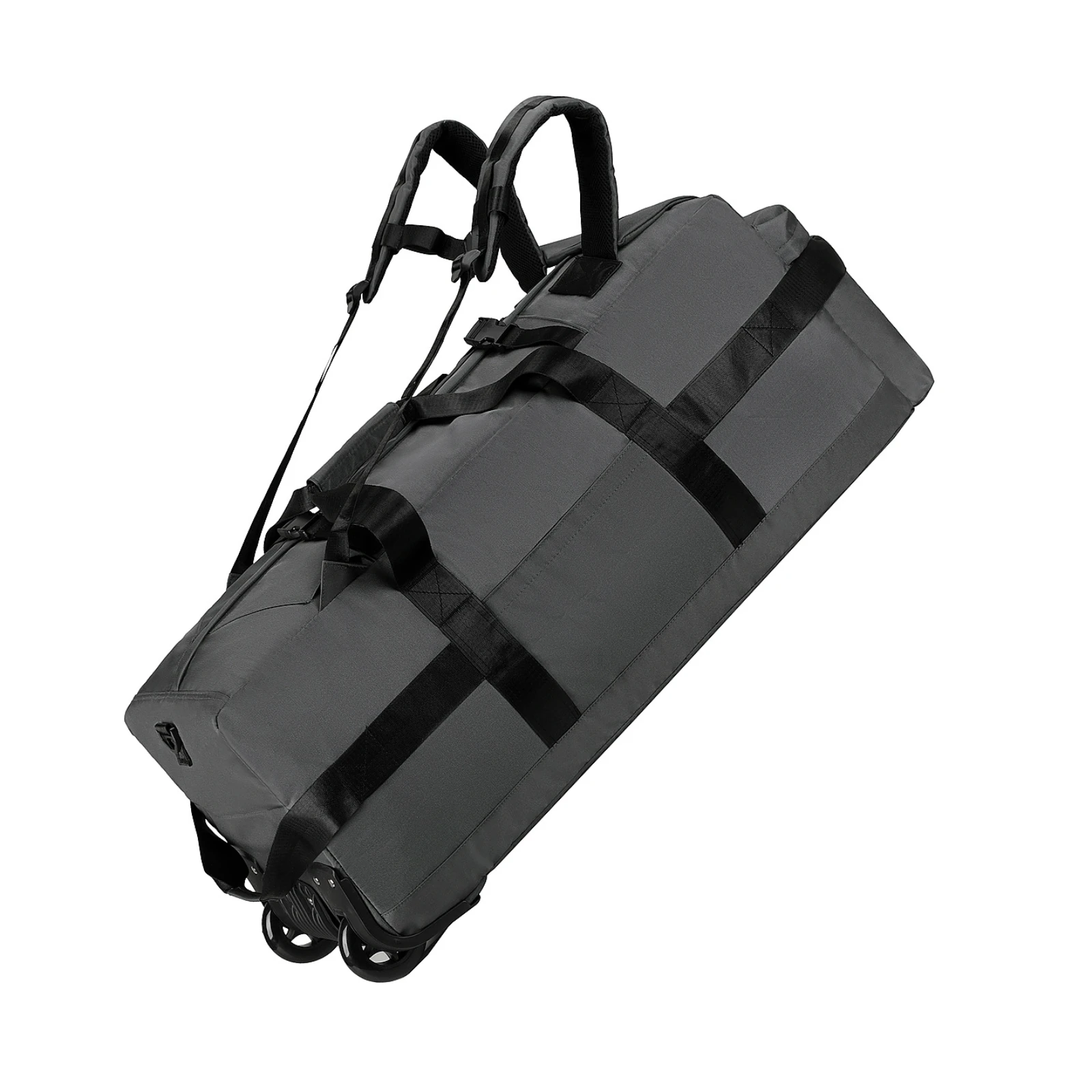 Rolling Backpack with Laptop Compartment Large Capacity Wheeled Laptop Backpack Luggage Spacious Padded for Travelers, Hiking