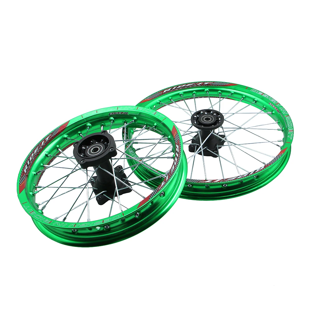 1 Pair Aluminum Alloy Wheel Rim Hub Front 1.60x17