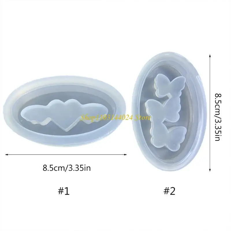 N5KE Oval Resinting Shaker Mould ، قوالب سيليكون Epoxy Quickone ، قالب شاكر الراتنج