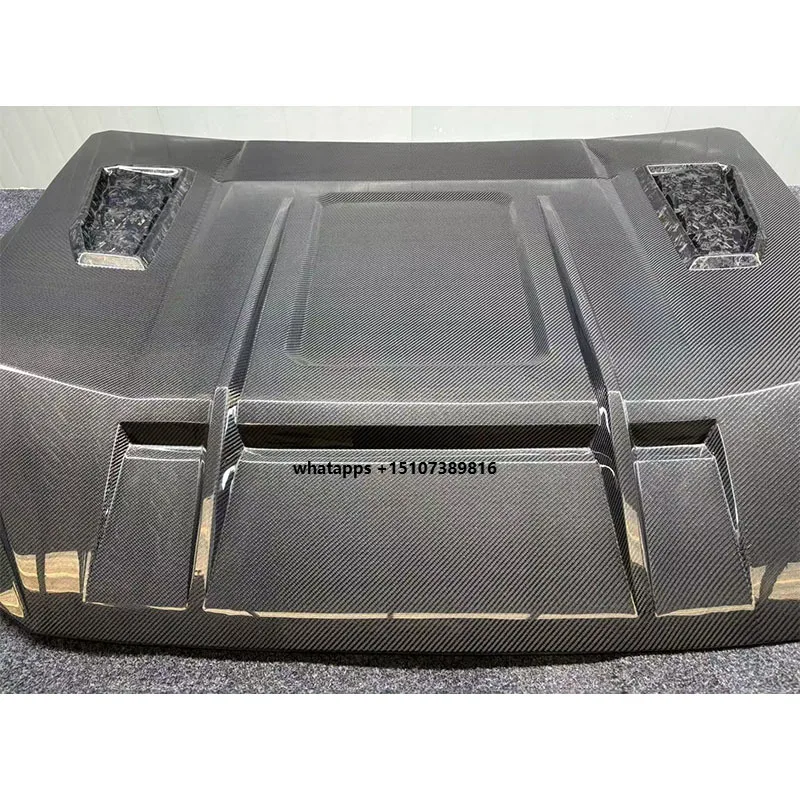 

New High Quality Carbon Fiber Front Engine Cover Hood Bonnet for M-Hero M817 Car Engine Hood