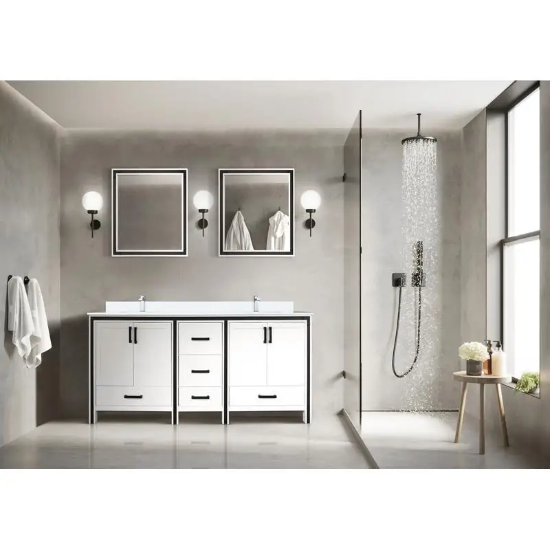 72 In. White Double…