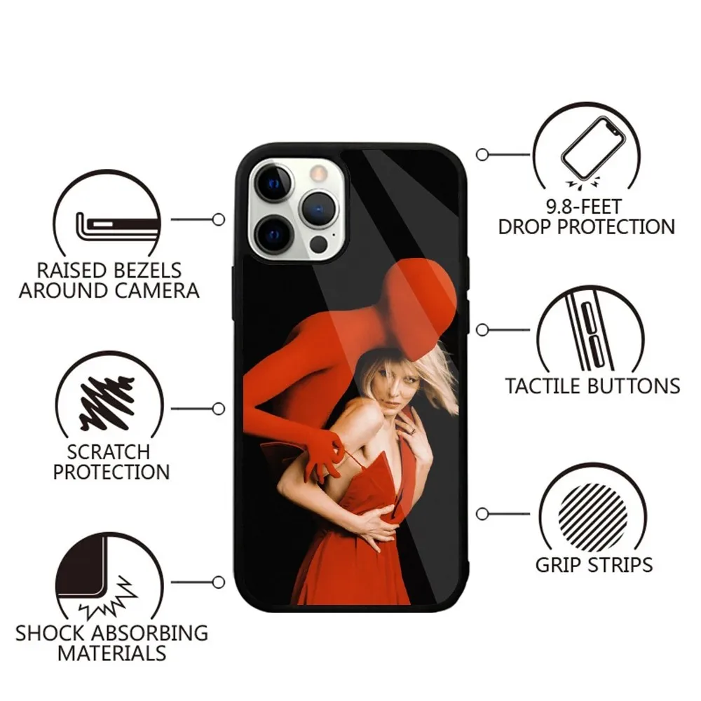 Cate Blanchett Phone Case Strong Magnetic For IPhone 15,14,13,Pro,Max,Plus,11,12,Mini For Magsafe Wireless Charging