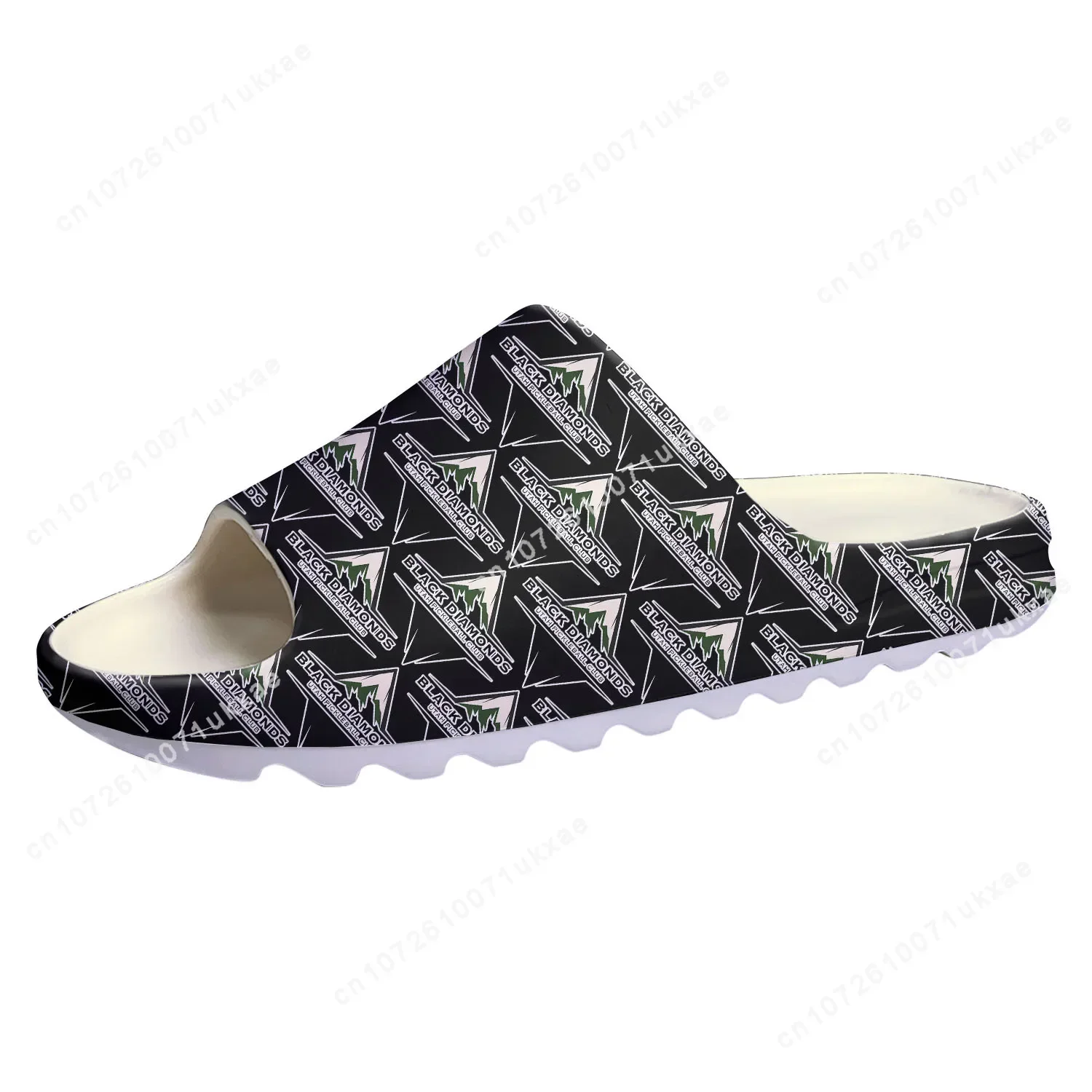 UTAH BLACK DIAMONDS pickleball Soft Sole Sllipers Home Clogs Customized Step On Water Shoes Mens Womens Teenager Step in Sandals