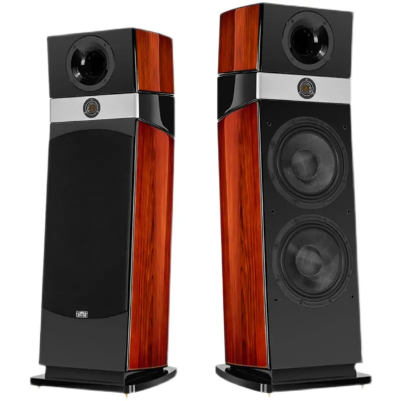 

2026 Aijia Audio FA10 Flagship Audiophile HiFi Floorstanding Speaker with Front High-Fidelity Horn and Dual 10-inch Speakers