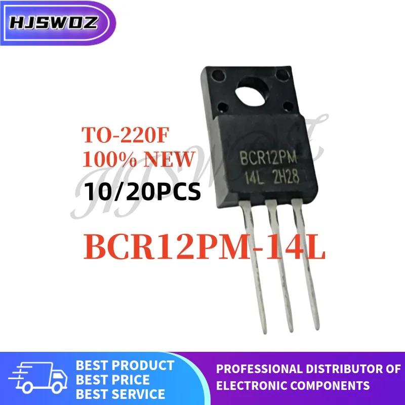 10-20PCS BCR12PM-14L BCR12PM 14L BCR12PM14L TO-220F AC มอเตอร์ควบคุมเครื่องมือยี่ห้อใหม่ในสต็อก