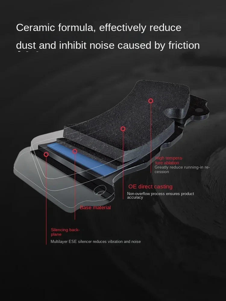 Günstige und feine hintere Bremsbeläge aus Keramik