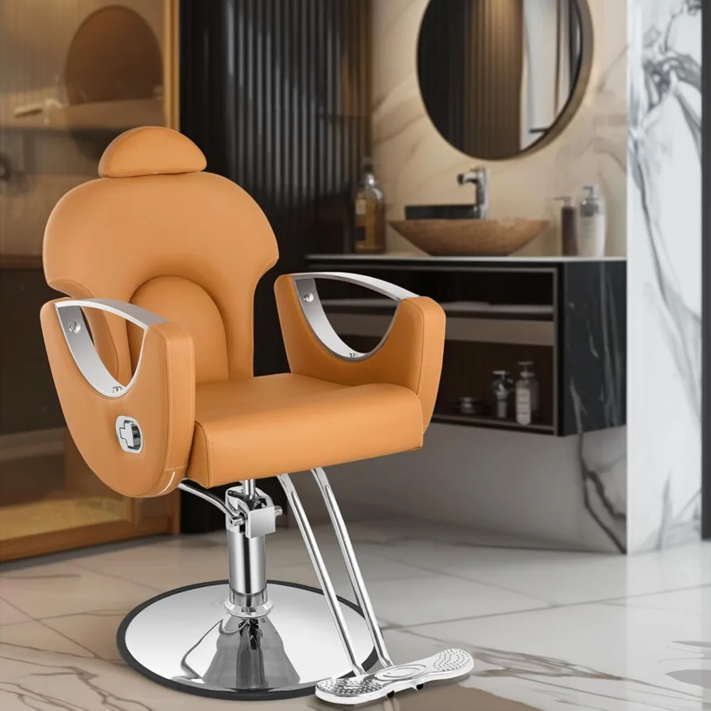 Salon Chairs for Hair Stylist, Barber Chair Hairstylist Chair, 360 Degrees Rotation Hair Chair, Shampoo Chair Stylist Chairs