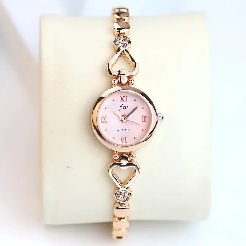 Relojes de pulsera de cuarzo simples para mujer, relojes de esfera pequeña, reloj de pulsera para mujer, regalo para niña