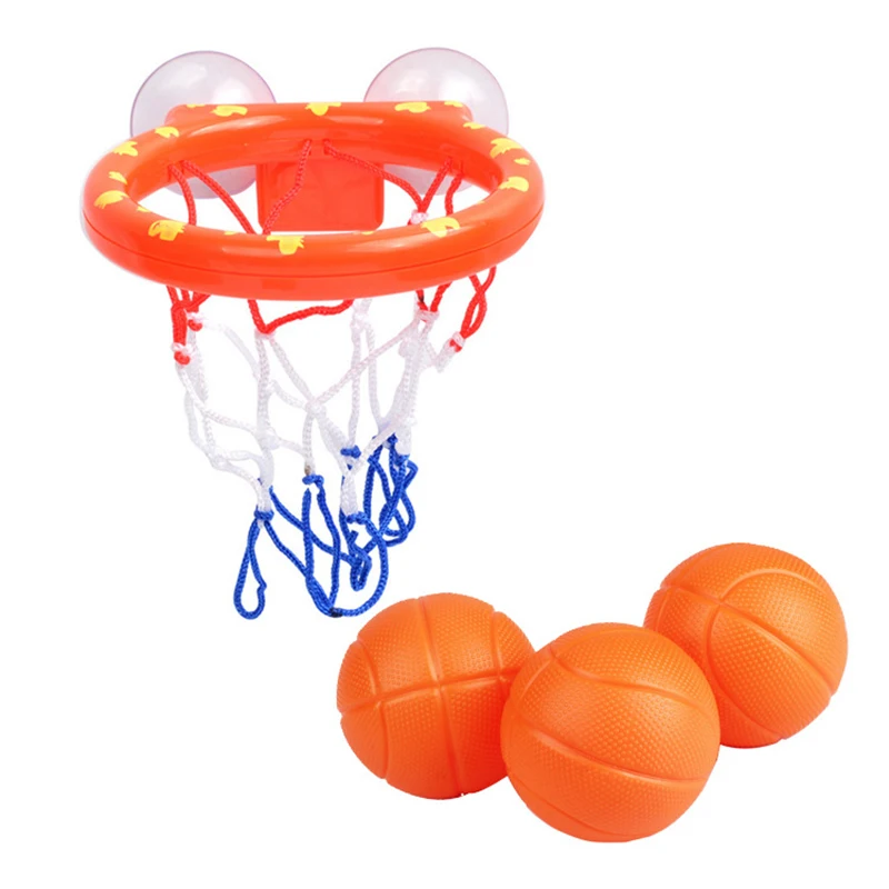 Kinderen Schieten Speelset 1 Plastic Mand Met 3 Mini Plastic Basketballen Grappige Praktijk Schieten Speelgoed Voor Meisje Jongen Gift