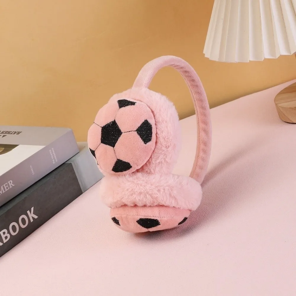 Thickened Football Kids Earmuffs Keep Warm Anti-Freeze Winter Ear Warmer Soft Cold-proof Ear Protection Earmuff Winter Outdoor