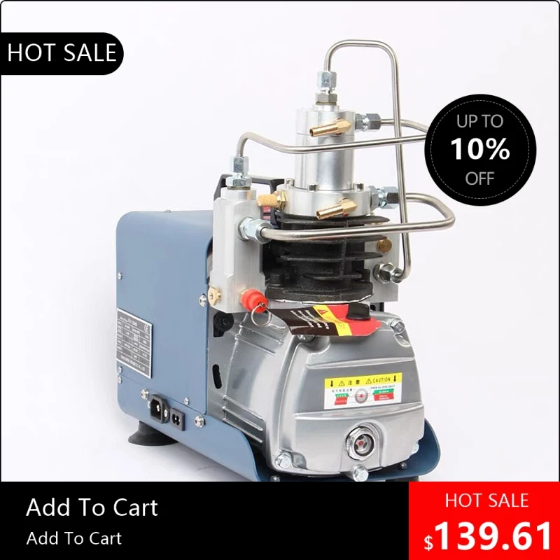 

818003 Полезный электрический воздушный компрессор 220 В/110 В 1,8 кВт высокого давления 300 бар 30 МПа 4500 фунтов на квадратный дюйм для пневматического пневматического пистолета с аквалангом