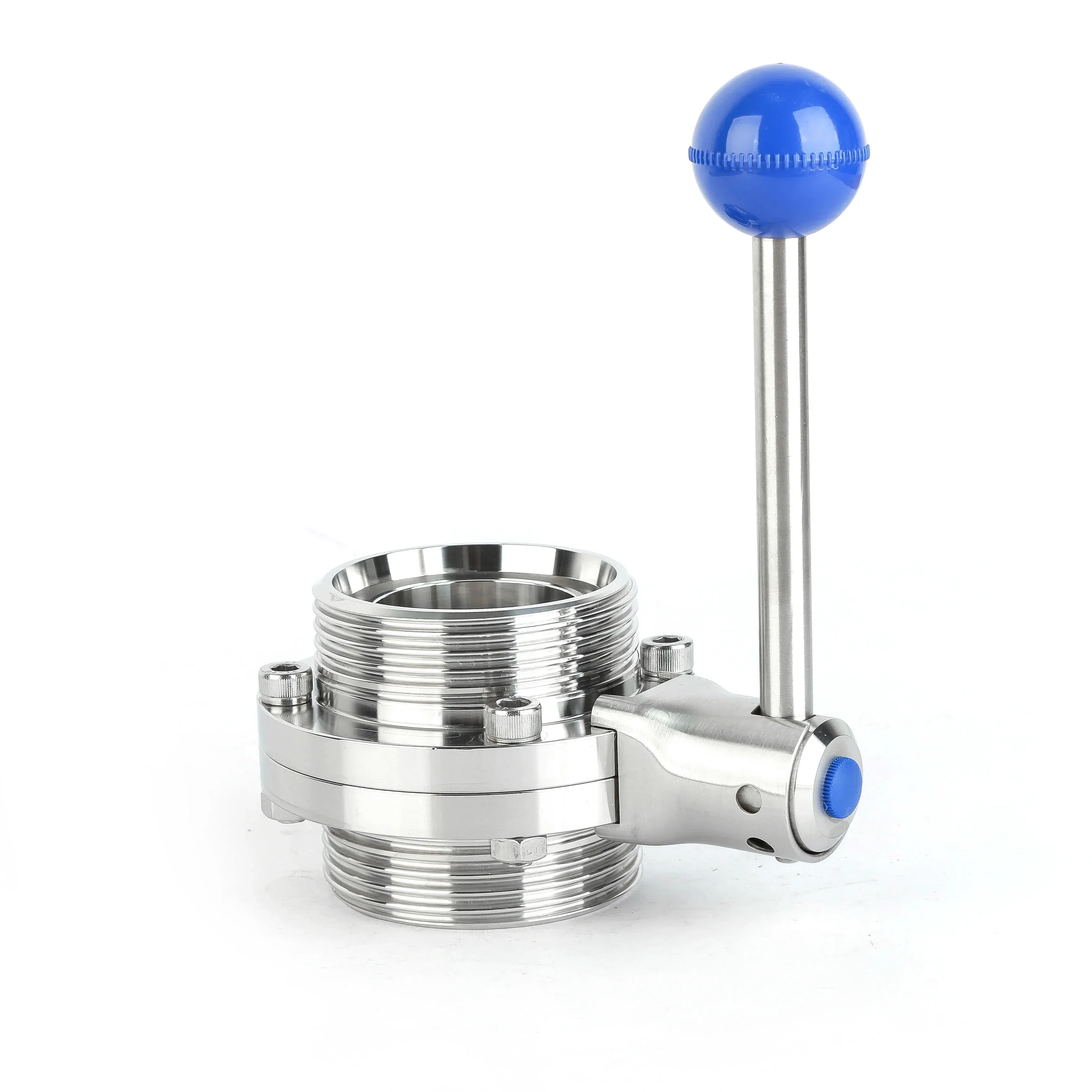 Hot Sales Stainless Steel Sanitary Thread Butterfly Valve