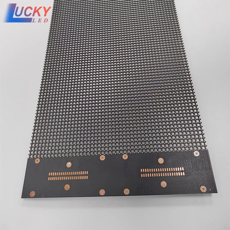 Pubblicità HD con schermo trasparente a LED ad alta risoluzione Vedi attraverso il display trasparente per il centro commerciale Home Theater P3.91