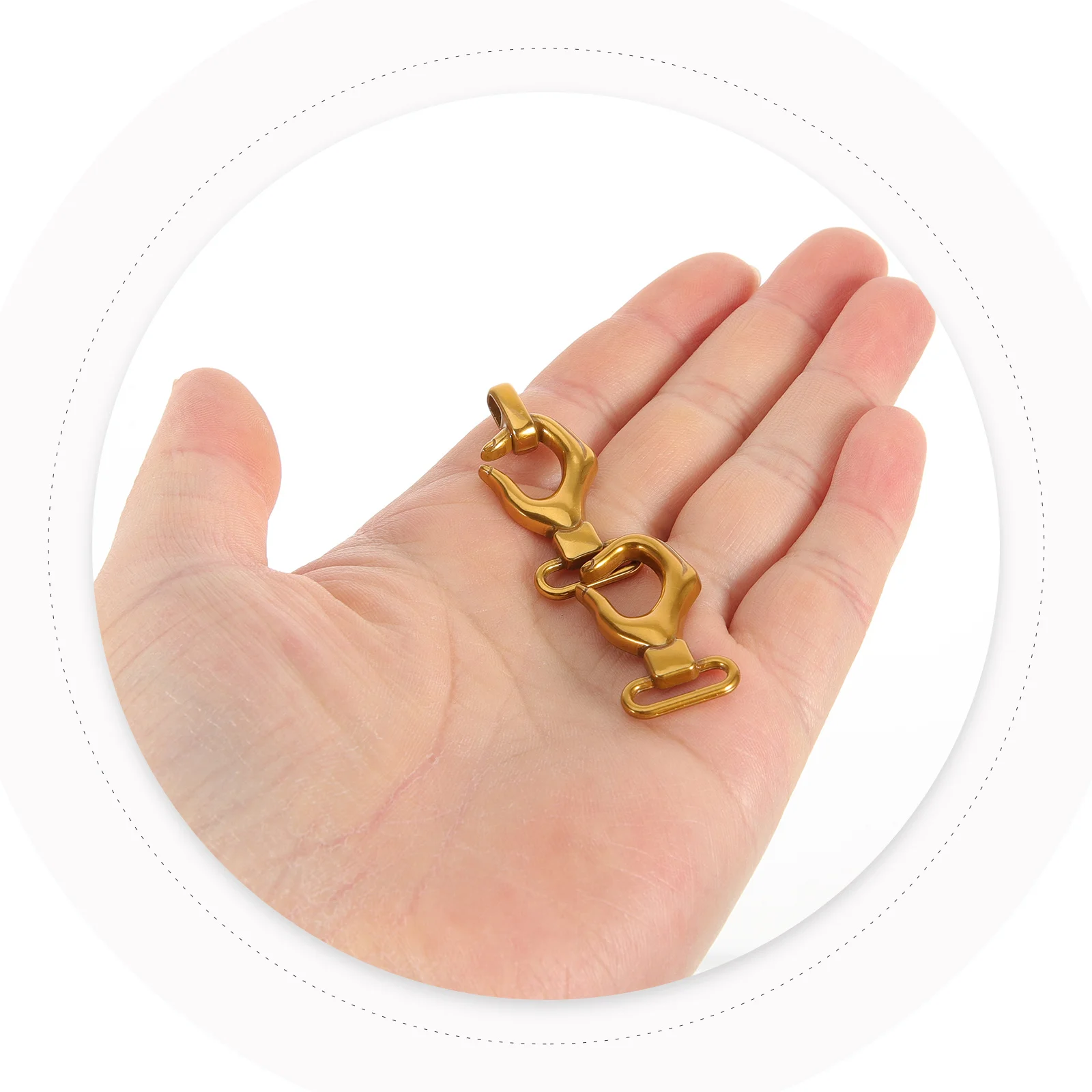 مشبك حزام خصر معدني لإبزيم تبديل المعطف، تصميم سطح أملس خفيف الوزن مناسب لمعطف الرياح وشال الرأس