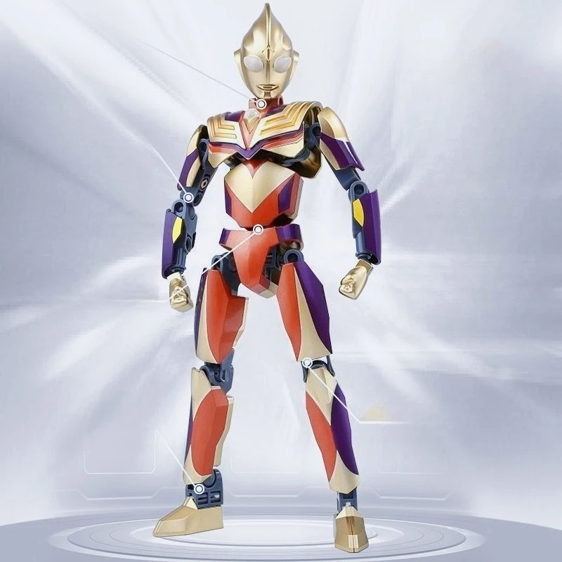 

Keeppley Building Blocks Ultraman Toy Articulated Figure Set, Ultraman Zero, Zett, Orb, Tiga, Gift for Boys