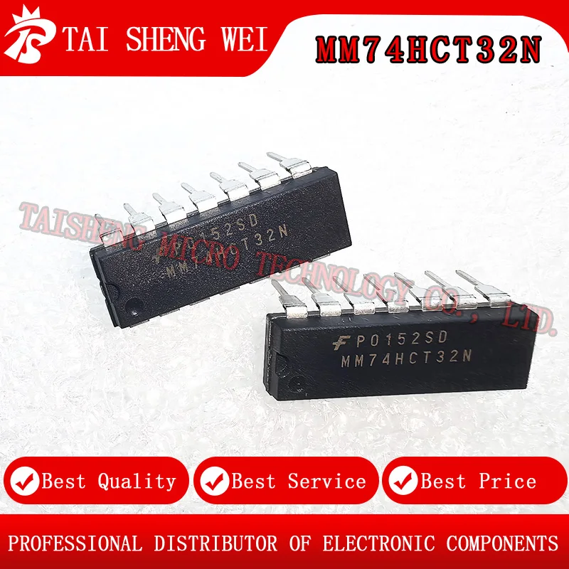 5PCS MM74HCT32N SN74HCT32N General Purpose DIP-14 Logic Gates and Inverters