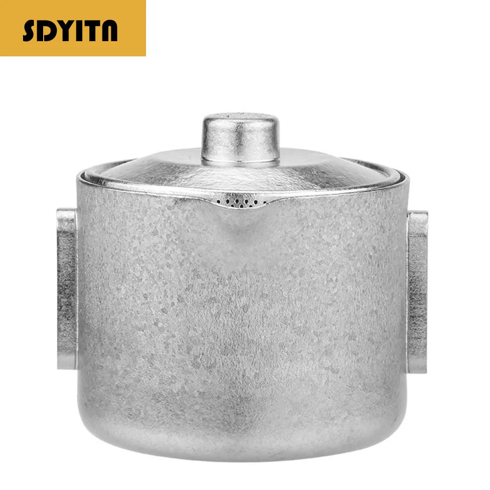 Titanium Gaiwan Teapot with Lid and Carrying Case VALT_T2, Single Cup, Multiple Steeps, Outdoor Camping, Hiking, Fishing 180ml