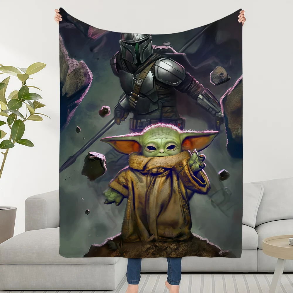 Blanket W-WARS-ES Throw Yoda S-STARS-ES Super Cosy Plush Living Room Sofa Couch Childish Birthday Gifts view 6
