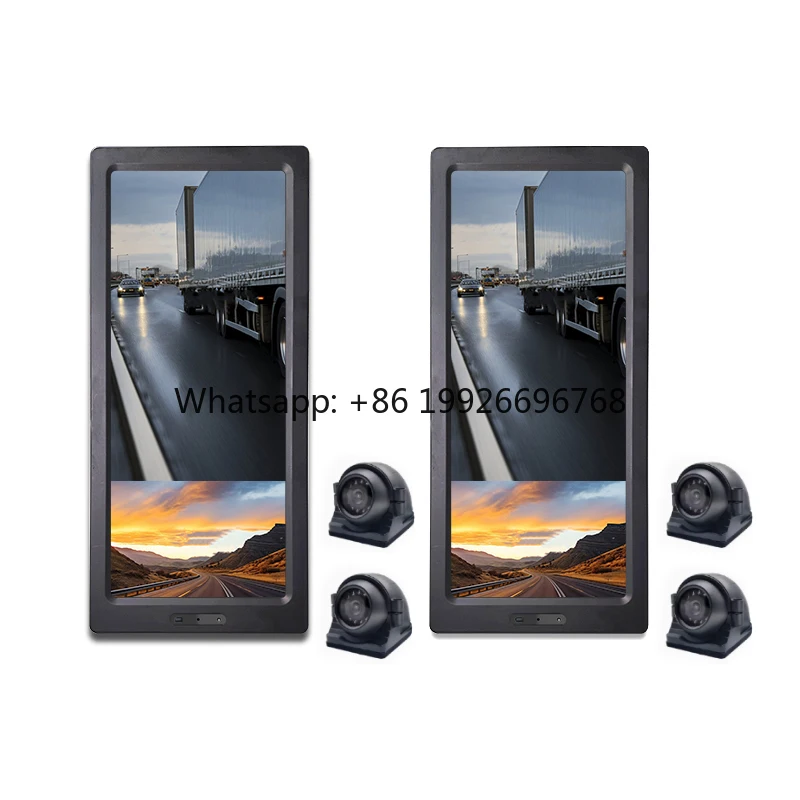 

12.3 Inch Electronic Interior Installation Rear View Side Mirror Camera System MDVR Vehicle Reversing Aid System BSD