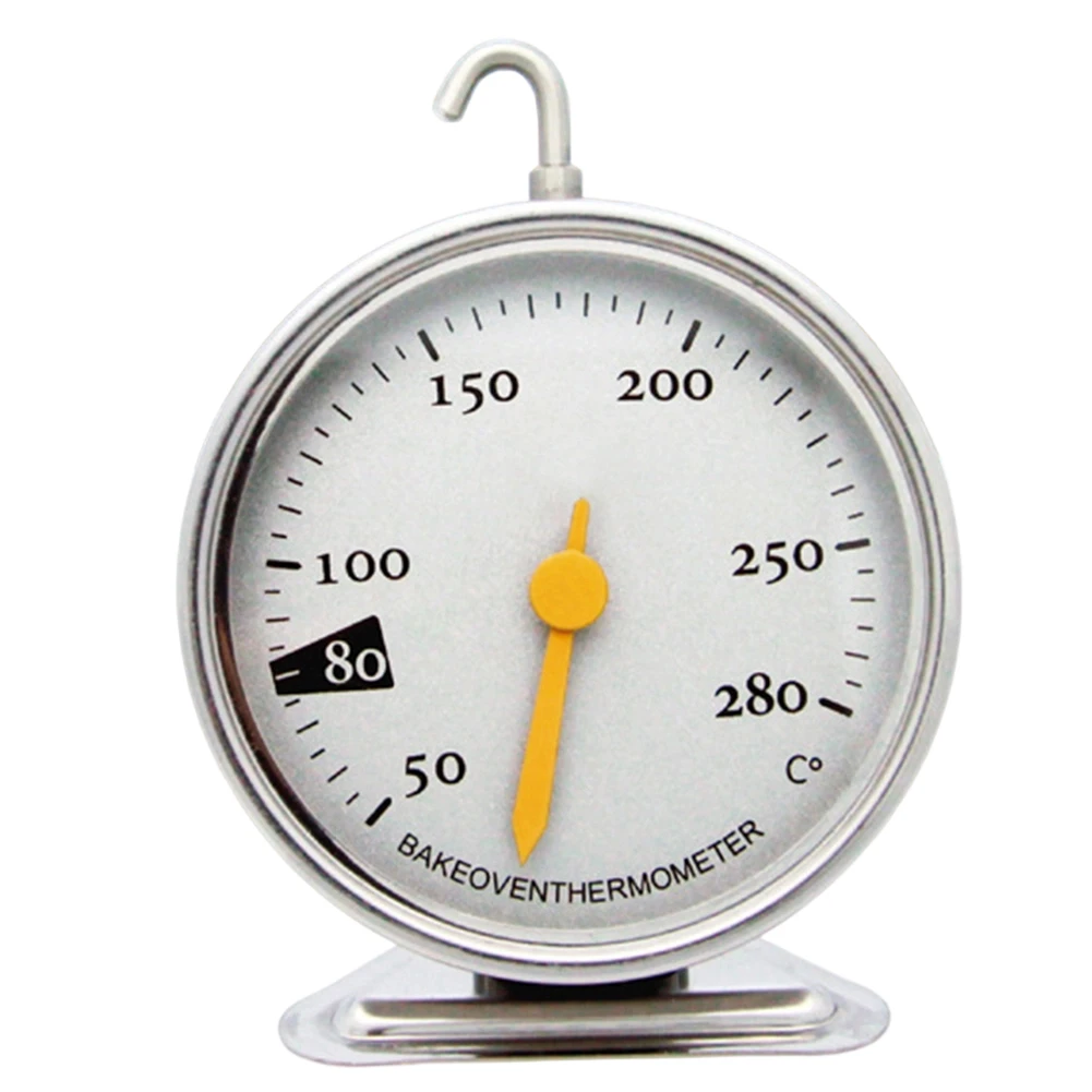 For Both Amateur Bakers Professional Chefs BBQ Thermometer Stainless Steel Oven Thermometer Kitchen Thermometer 50-280°C