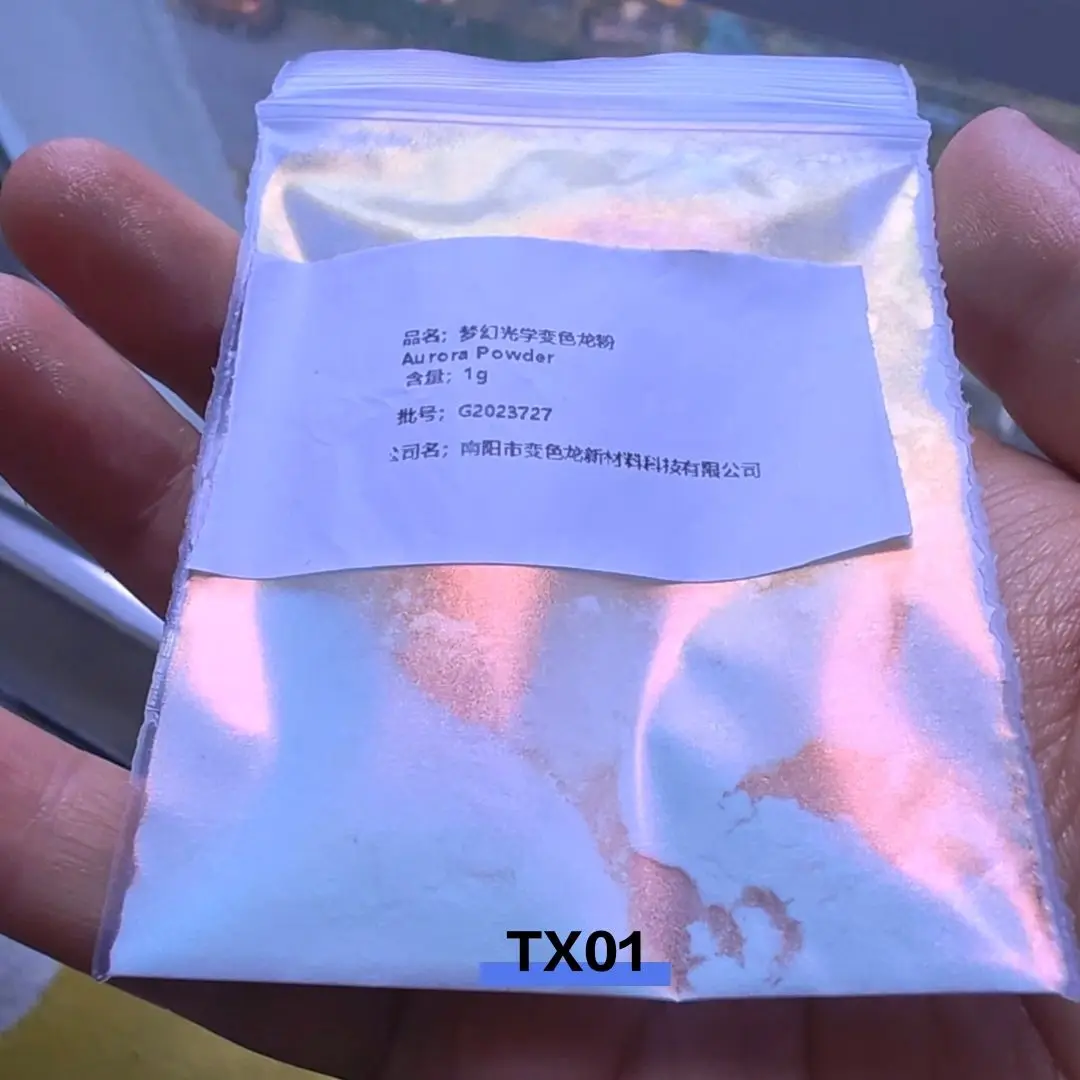 1g Aurora Rainbow Super Shifting Chameleon Pigment Poeder Color Shift Autolak Pigment Poeder Hypershift Pigment RGB20