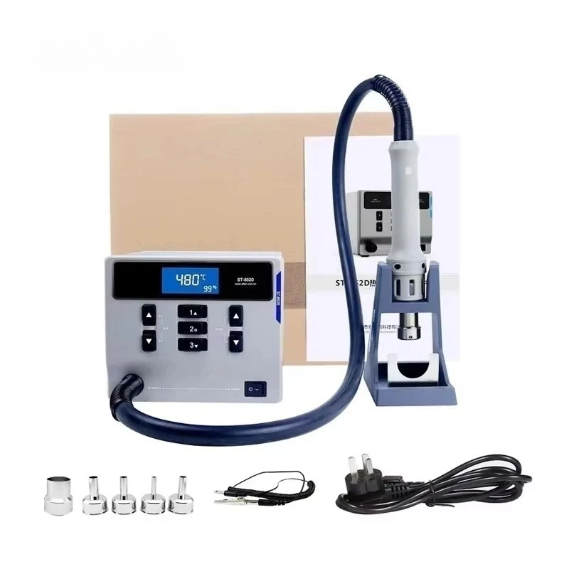ST862D Hot Air Rework Station 1000W Digital Display BGA Desoldering Gun for Phone PCB Chip Repair