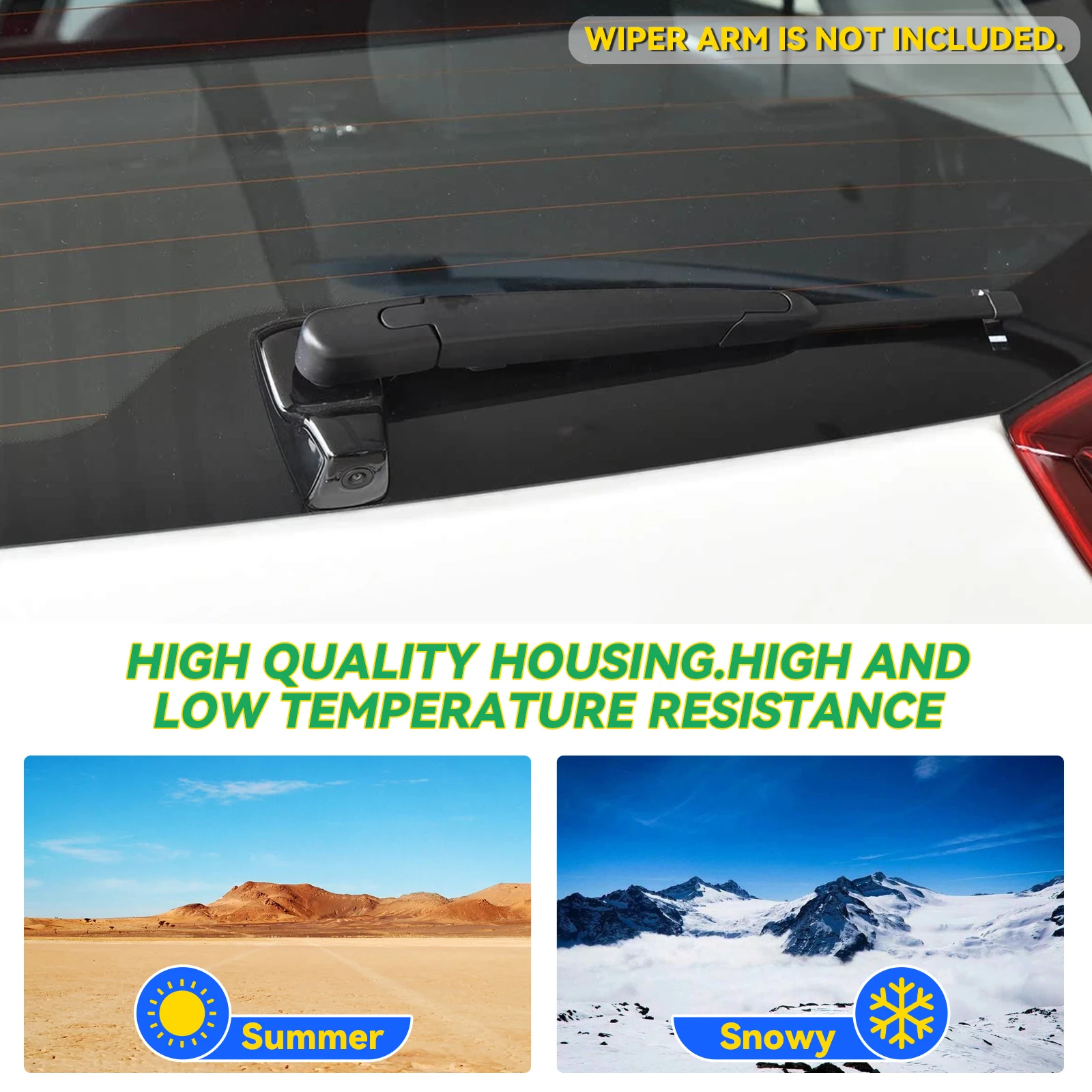 ジグアラーe-pace 2017-2023フロントガラスウィンドスクリーンクリーンテールゲートウィンドウカーレインブラシ用erick'sワイパー12 "リアワイパーブレード