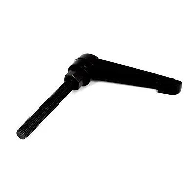 M8 x 40/50/60mm Male Thread Lathe Machine Metal Adjustable Handle Lever Grip Black