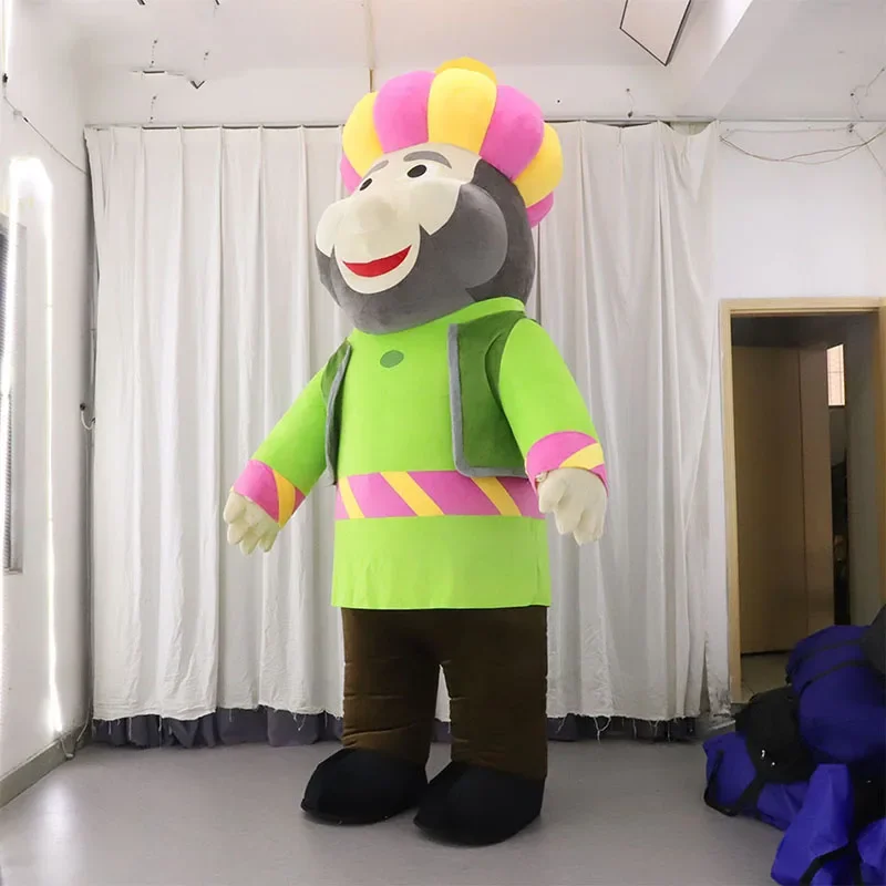 Inflatable Arabian Mascot Costume Funny Street Party Plush Doll for Halloween Christmas Carnival No Battery No Charger view 2