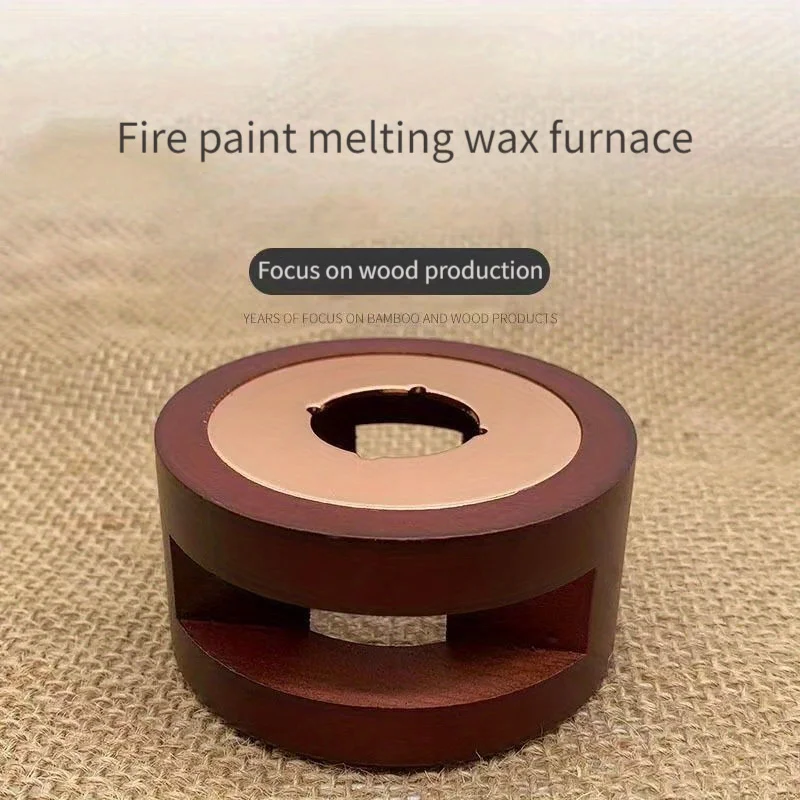 

Wooden handle fire paint spoon wax grain furnace fire paint seal accessories tool Wooden fire paint spoon set