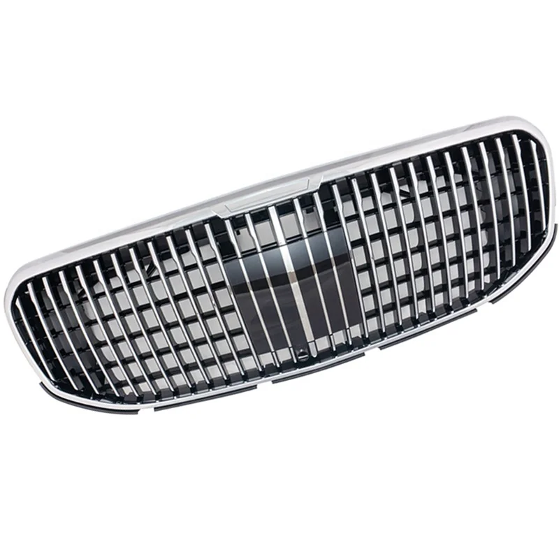 

X167 Maybach Style Silver Color Front Grille Fit for Mercedes Benz GLS Class GLS400 GLS450 Model Year 2020-2023