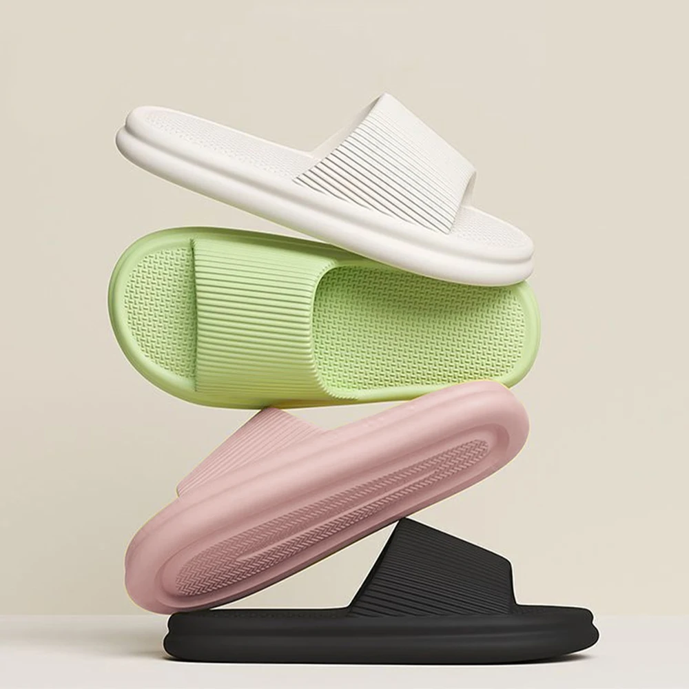 

BASATU Fashion Slippers For Men House Slippers Platform Slides Summer Beach Shoes Women Slippers Outdoor Pantofl