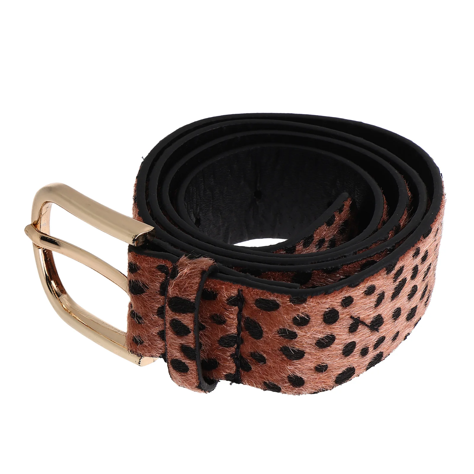 Leopard Print Waist Belt Women Fashion Pin Buckle Vintage Wide Waistband Jeans Dresses High Waist Accessories Leopard Print Belt