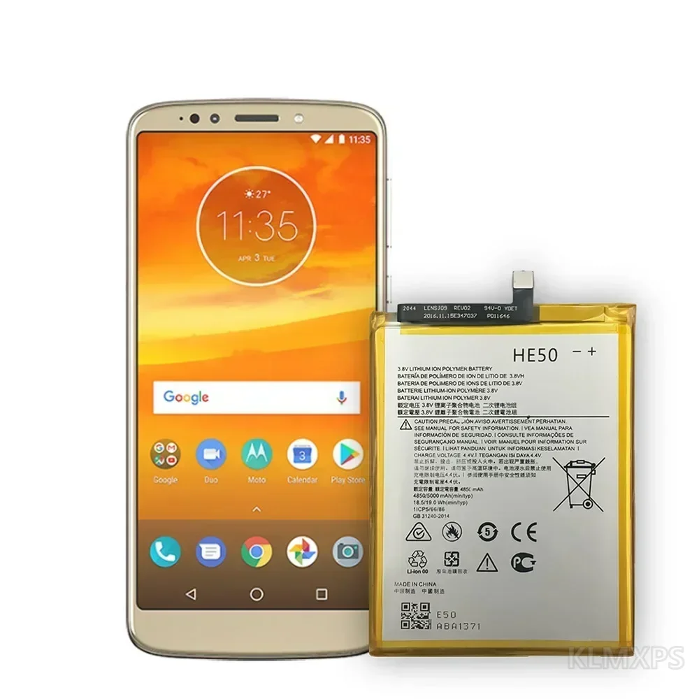 Replacement Mobile Phone Repair Battery HE50 5000mAh For Motorola Moto E4 Plus E5 Plus XT1770 XT1774 XT1775 XT1776 4th 5th Gen