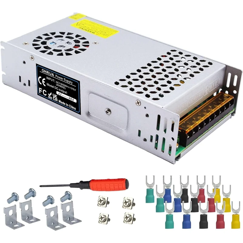 

ABBY-Aluminum Alloy 12V 40A 480W Switching Power Supply-Regulated Power Source For LED/Monitoring/Vehicles