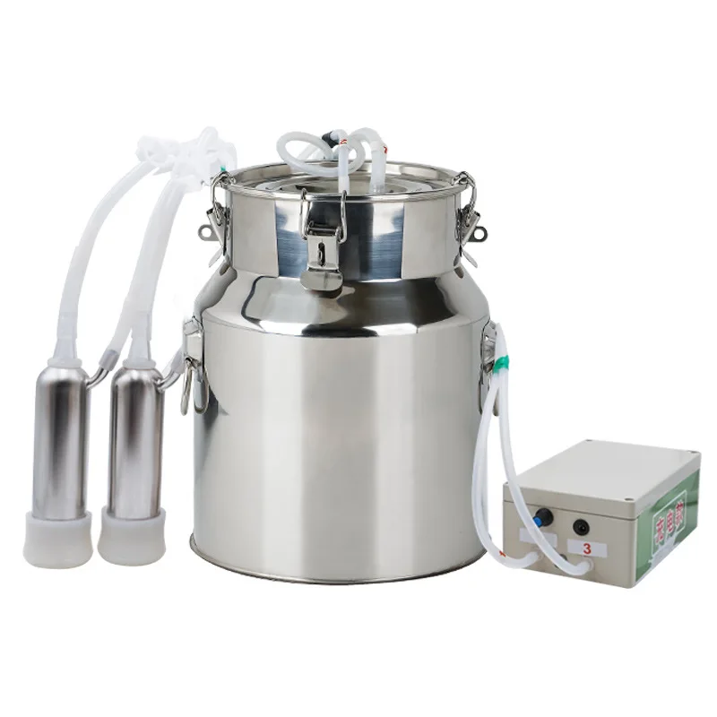 14L Pulsating Cow Milking Machine for Sheep Milking Machine Veterinary 5L 10L Breast Pump Rechargeable Cattle and Sheep Direct S