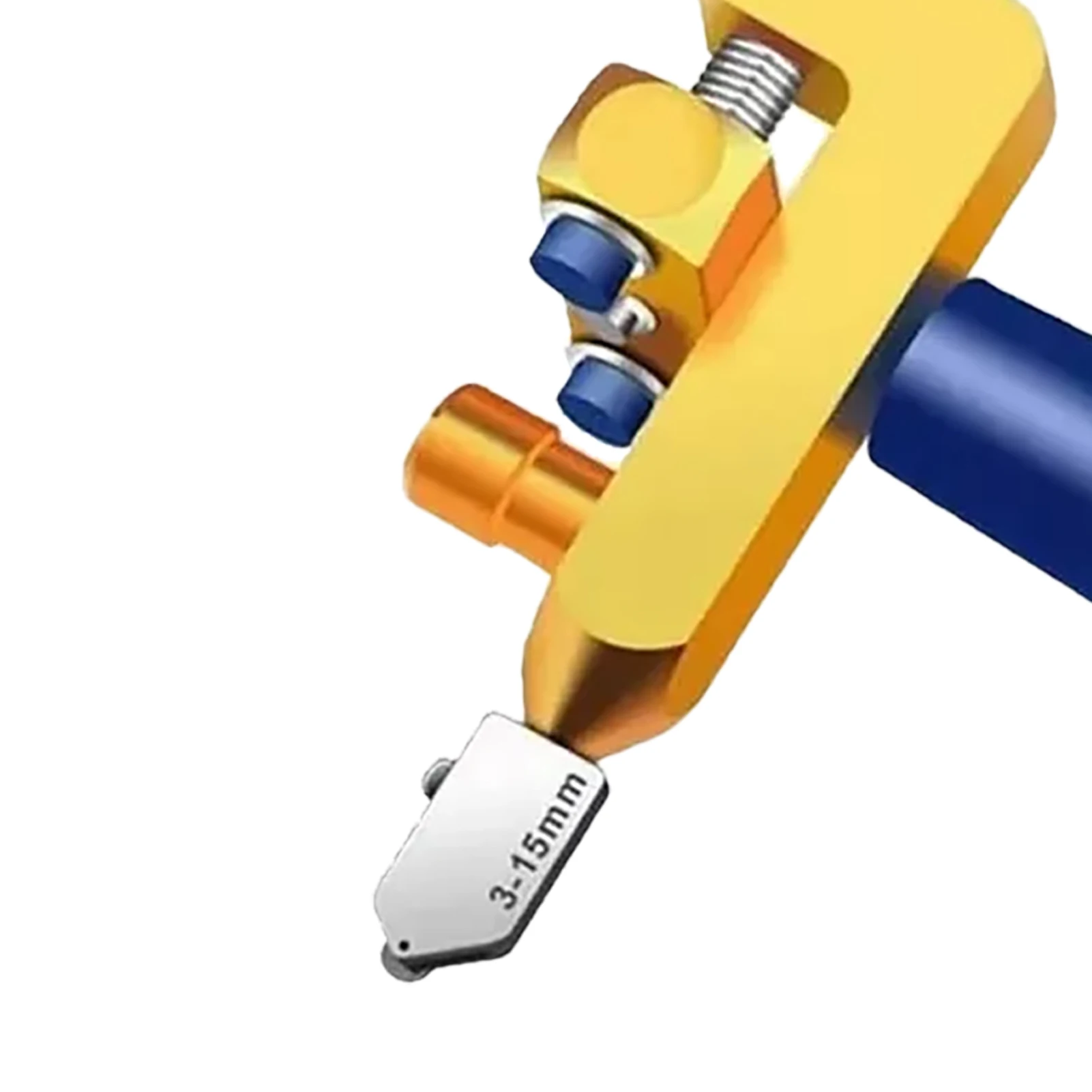 Ręczny przecinak do płytek ze szkła i złota, wielofunkcyjne urządzenie do cięcia ceramiki z wbudowanym otwieraczem do majsterkowania.