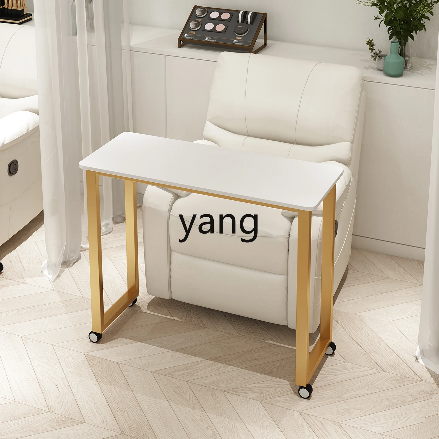 LH  removable manicure table single-layer manicure table simple with wheels manicure table